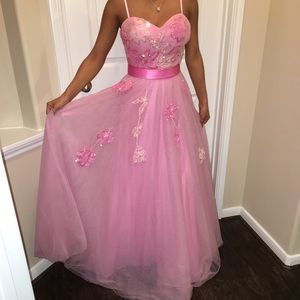 Jovani Pink Pageant/Prom Gown